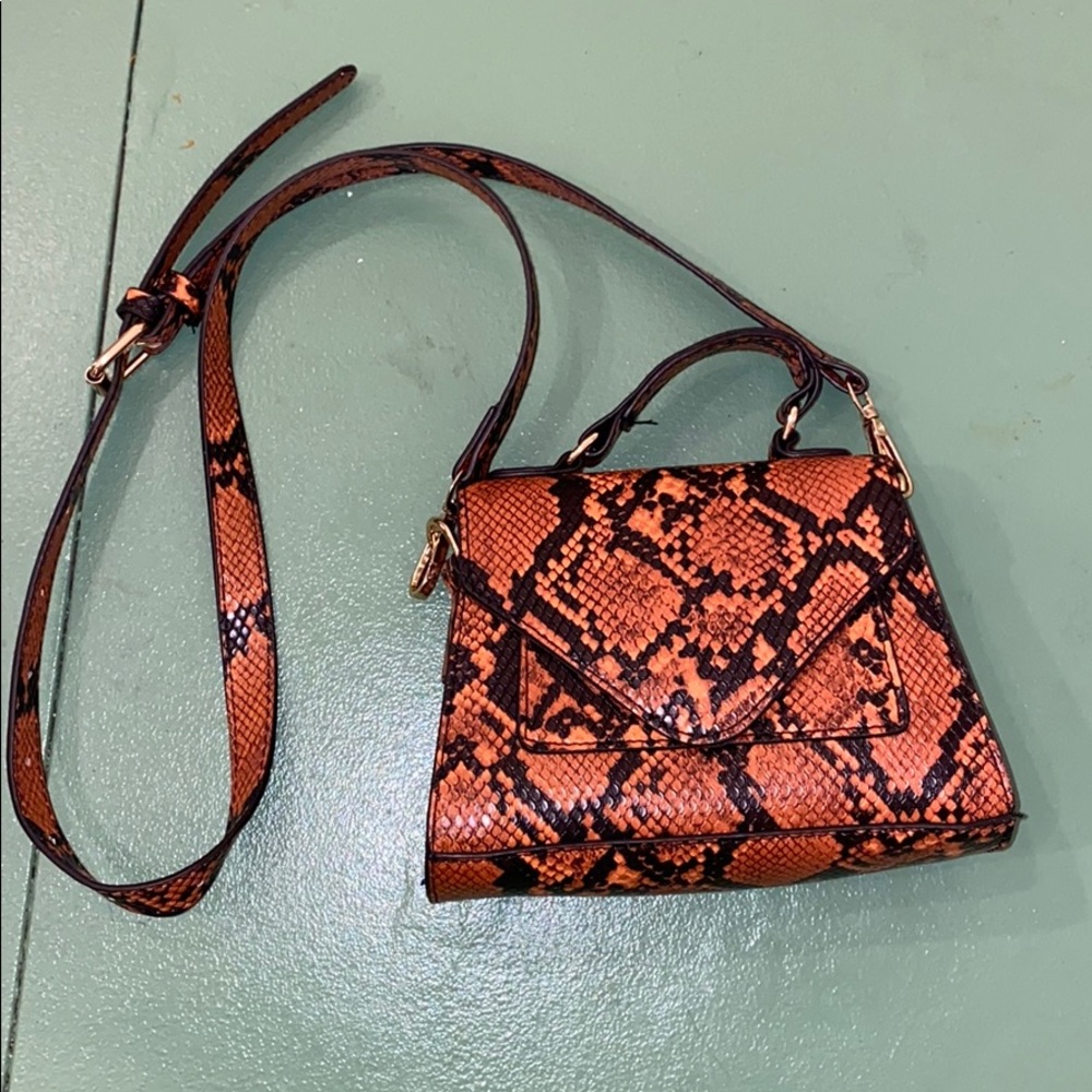 Shein faux snake skin mini bag